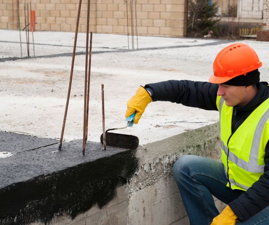 Waterproofing a concrete surface