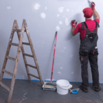 Exterior wall painting techniques for energy efficiency